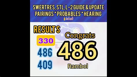 swertres probables today|SWERTRES RESULT TODAY .